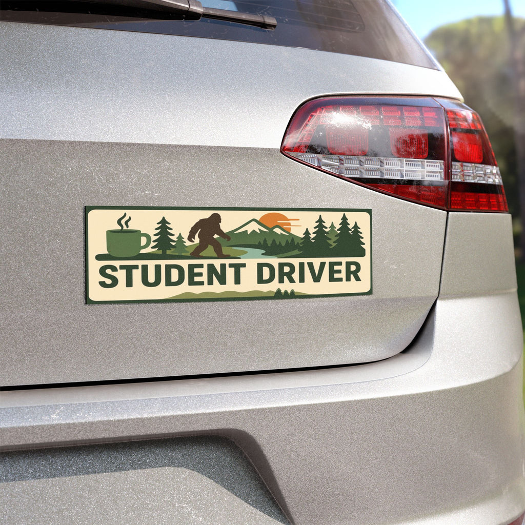 Car Magnets - PNWmart Sasquatch Student Driver