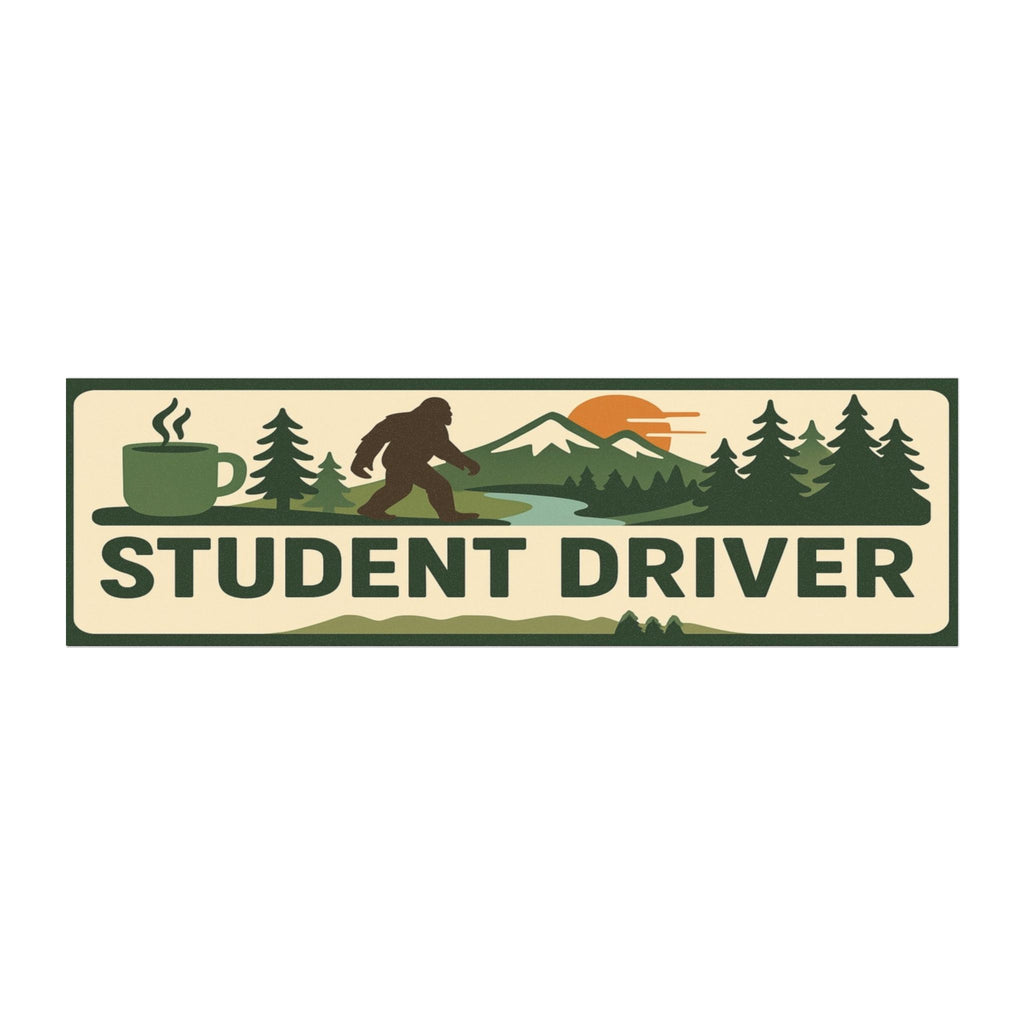 Car Magnets - PNWmart Sasquatch Student Driver