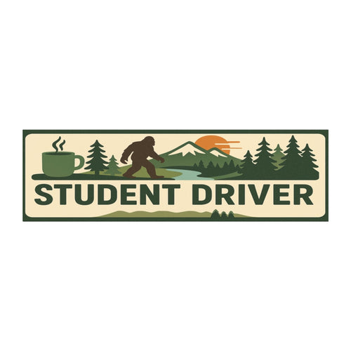 Car Magnets - PNWmart Sasquatch Student Driver